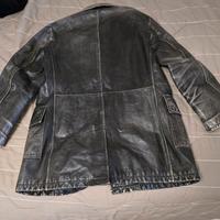 Giacca lunga uomo in pelle dolce & gabbana