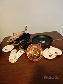 Tris pentole Ballarini linea Il Rame. NUOVE