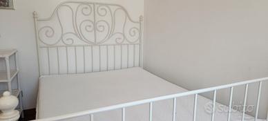 letto ferro battuto bianco Ikea 