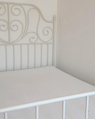 letto ferro battuto bianco Ikea 