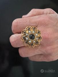 Anello artigianale in ottone