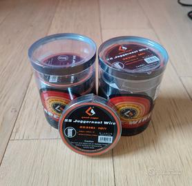 Lotto 10 pezzi filo per resistenze SS Juggernaut
