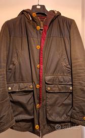 Barbour uomo parka wax taglia L