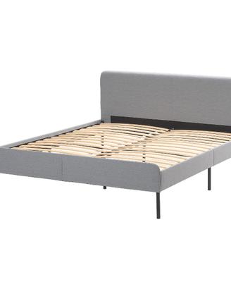 Struttura Letto Matrimoniale IKEA SLATTUM – Grigio