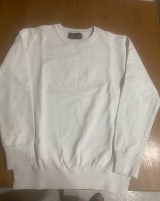 Felpa bianca Minimal