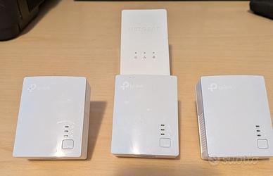Powerline, set di 3 TPLINK + 1 NETGEAR