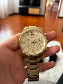 Orologio Fossil uomo dorato