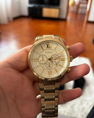 Orologio Fossil uomo dorato