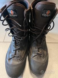 Stivaletti estivi Crispi leopard 45 marroni