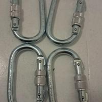 Moschettoni in acciaio