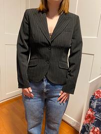 Giacca gessata da donna