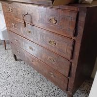 cassettone antico in radica