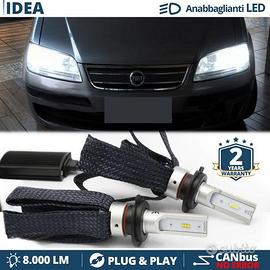 Kit Lampade Full LED H7 Fiat Idea Fari Canbus 50W