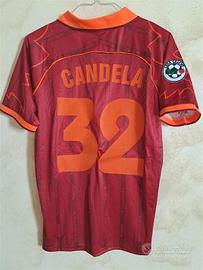 Maglia AS Roma CANDELA 32 stagione 1999/2000 tg L