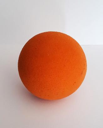 Naso clown pagliaccio in spugna morbida arancione