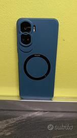 Cover blu per Honor 90 lite con magnete 