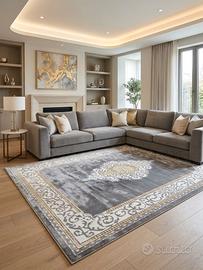 tappeto grigio 