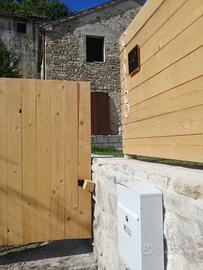 Villino pietra cingoli 100mq giardino