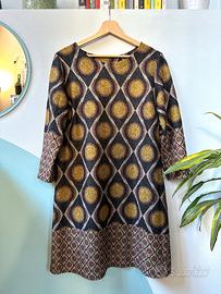 Abito donna con audaci motivi geometrici M - L