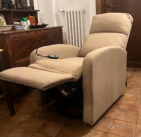 Poltrona elettrica sollevatore con doppio moviment
