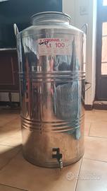 Contenitore per olio inox 100 l