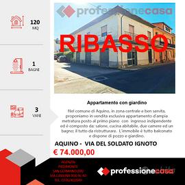 Quadrilocale con giardino