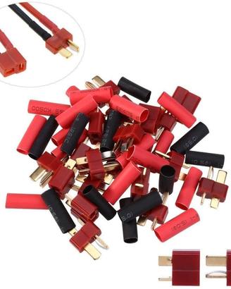 20 Connettori T-Plug Deans con 40 Guaine Termorest