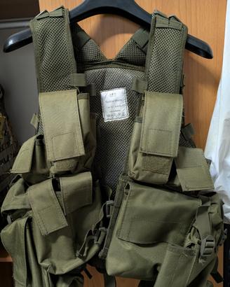 Gilet tattico softair tipo african verde