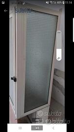 copri caldaia in alluminio bianco 