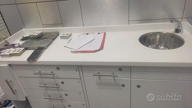 mobile cn cassetti e lavandino cn fotocellula 