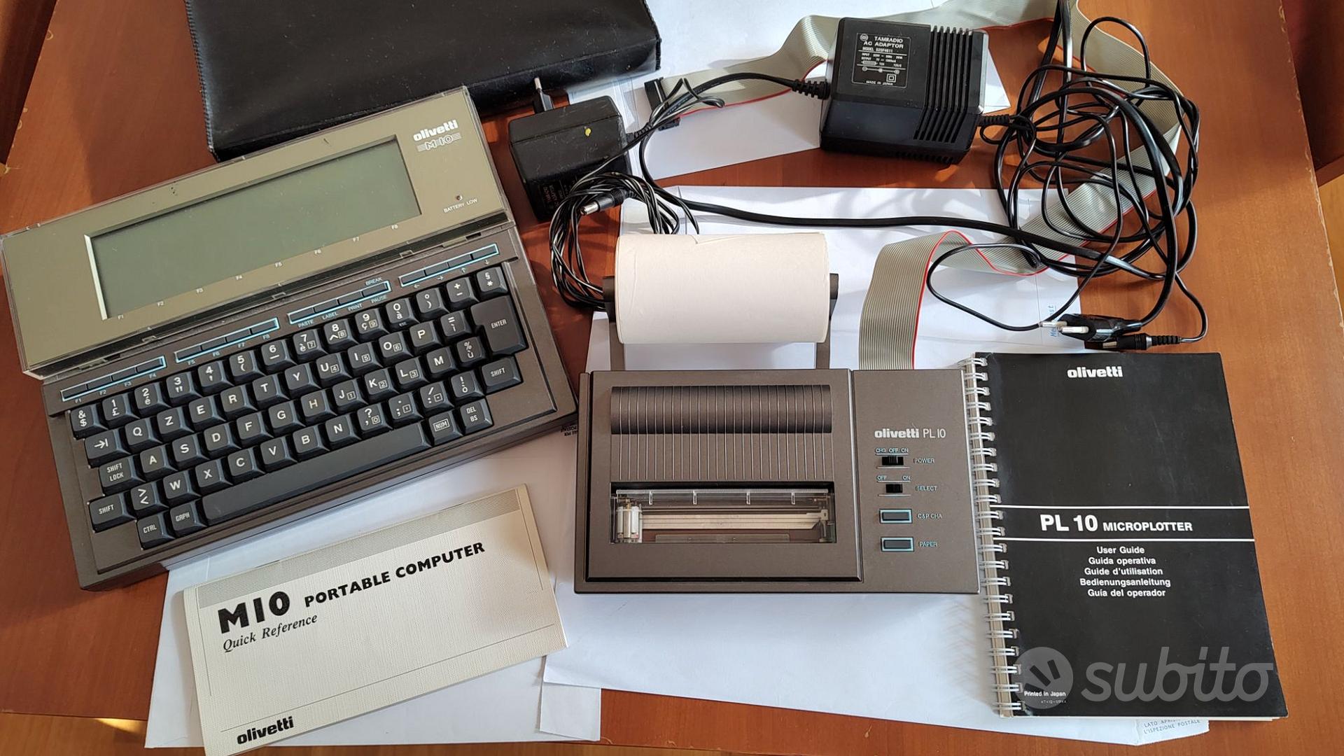 Olivetti JP-90 JP90 Stampante portatile a getto con valigetta - Vintage