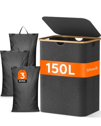 Cesto Portabiancheria Lifewit 150L 