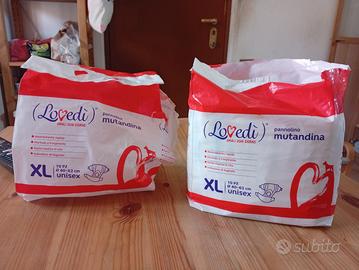 Pannolini a mitandina XL per cani