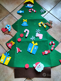 Albero Natale feltro gioco