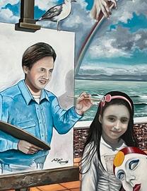 Antonio Pirozzi olio su tela