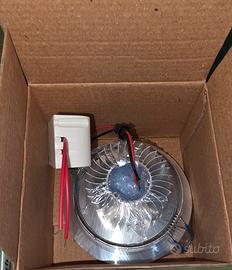 illuminazionecoppia faretti LED incasso orientabil