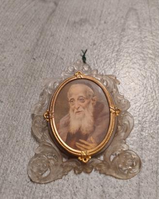 piccola cornice vintage con foto di S.Leopoldo Man