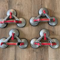 Ventosa in alluminio a tre prese ERGO-LINE