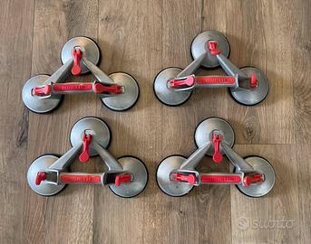 Ventosa in alluminio a tre prese ERGO-LINE