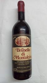 1975 Brunello di Moltancino bottiglia