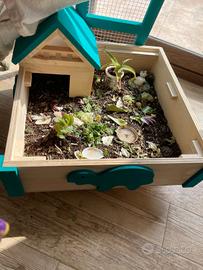 terrario in legno per tartarughe 