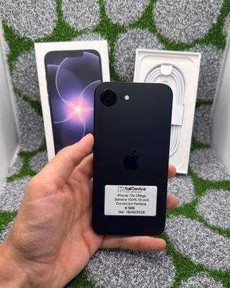 iPhone 17e 256gb Nero - 🔋100% 19 cicli Perfetto