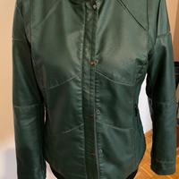 Giacca ecopelle + borsa