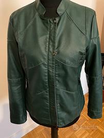 Giacca ecopelle + borsa