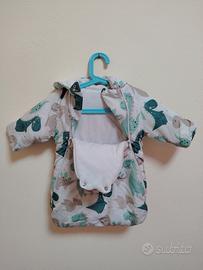 Sacco imbottito con maniche e cappuccio