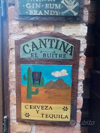 quadro vintage in legno 