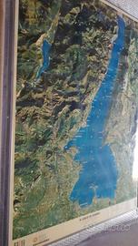 Tre mappe laghi Maggiore, Como, Garda
