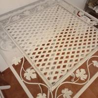 Tavolino in Ferro da giardino DECORATO