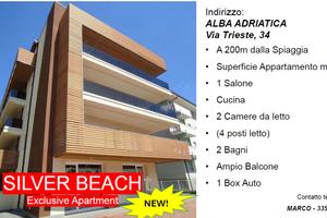 SILVER BEACH Nuovissimo Grande Appartamento 90mq