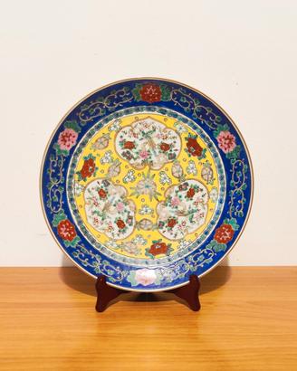 Piatto Vintage Giapponese dipinto a mano 